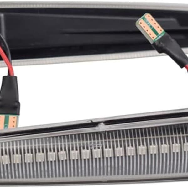 2-pack LED-varselljus dynamisk bärnsten för Alfa Romeo 159, Sportwagon (vit) KLB