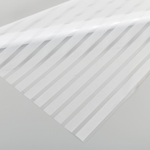 Anti-Peeking Ikkunakalvo Raidoilla [45x200cm] E-Kirjalla ja Neuvoilla - Blackout Ikkunakalvo Staattisella Kiinnityksellä - Himmeä Ikkunaseulonta -