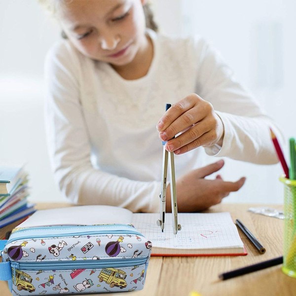 Monitoiminen suurikapasiteettinen kynäkotelo opiskelijoille Shape1 KLB
