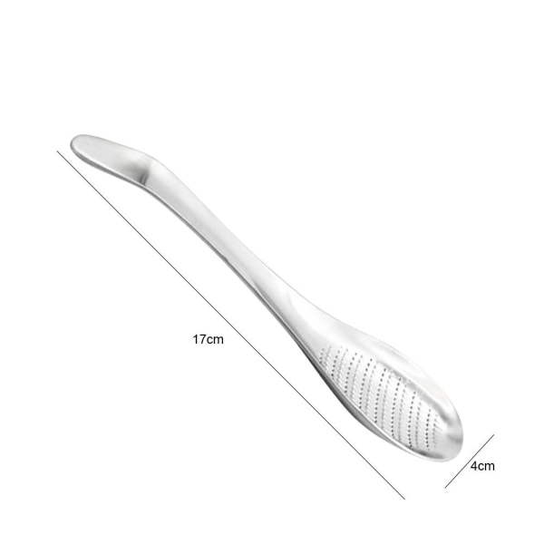 Køkken praktisk rustfrit stål skeformet ingefær hvidløg KLB