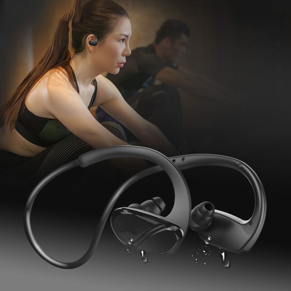 Bluetooth Høretelefoner Sved-Resistente Bluetooth Sort