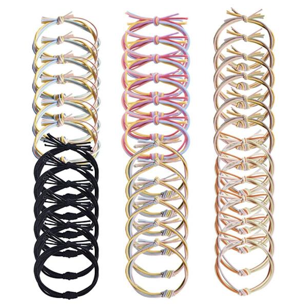 36 st hårsnoddar armband för kvinnor flickor hästsvanshållare KLB