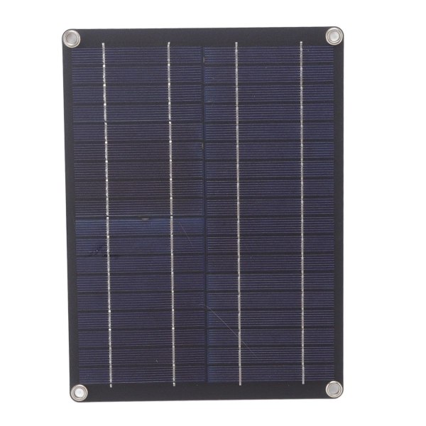 Bærbar solcellepanel, 9,1 x 6,7 tommer, slank design, lett KLB