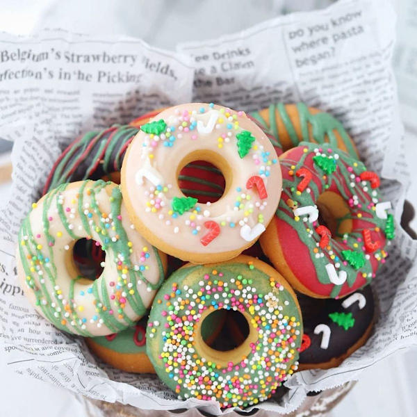 Donutformad kakform Non-Stick Ring Donut Bakeware för Style 4 KLB