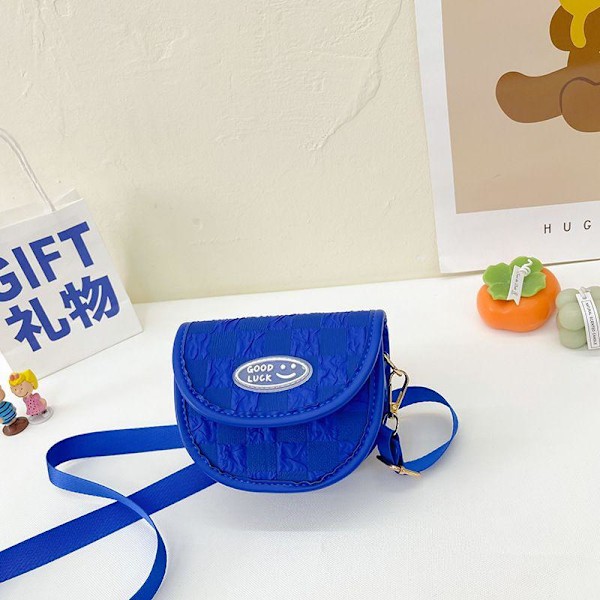 Skolryggsäck för barn, sommarnyhet, messengerbag för flickor, söt, ombyte, ryggsäck, axelväskor, tillbehör - Blå