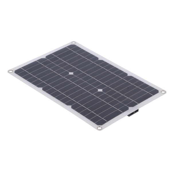Fleksibelt 23W solcellepanelsett med dobbel USB og DC utganger KLB