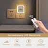 LED nattlyspkontakt med bevegelsessensor, dimbar energisparende baby