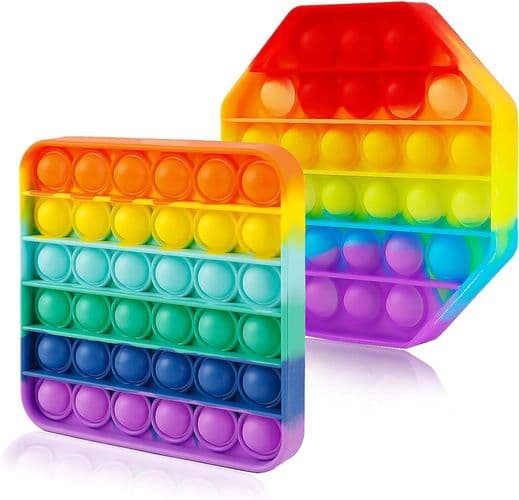 Pakke med 2 Pop-Boble Trykk-Fidget, Fidget S It Its Pack
