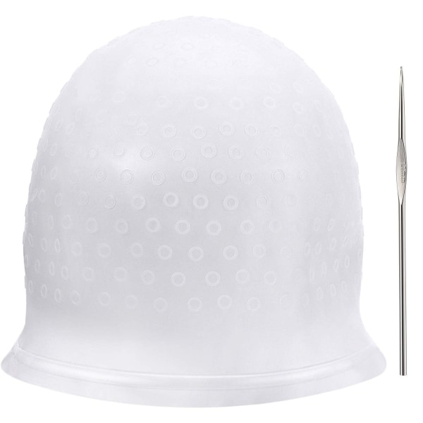 Silicone Highlight Cap Reusable Highlight Hair Cap Salon Hair