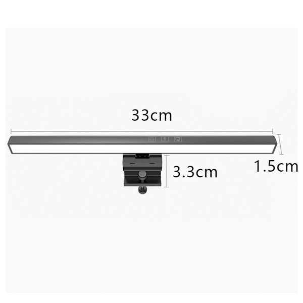 Quntis Computer Monitor USB LED-lampe med berøringskontrol, Anti-blåt lys, KLB