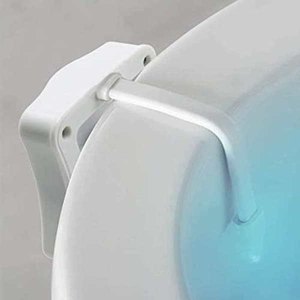 Toiletlys med bevægelsessensor - 2 stk. 8 farver LED toiletlys KLB