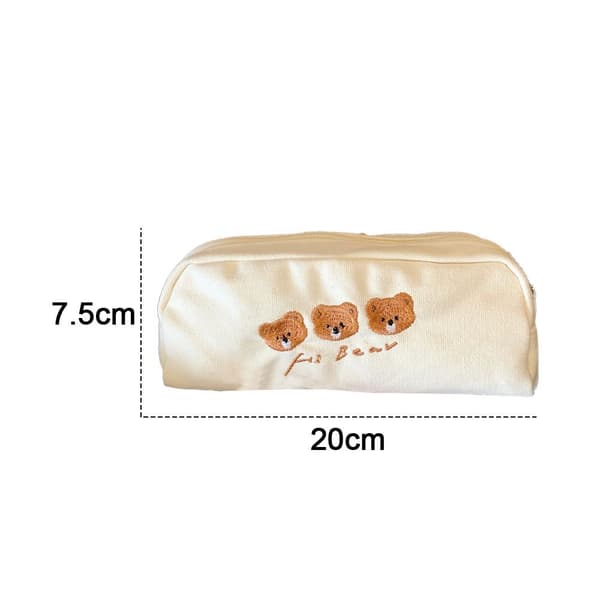 Sød Dyrelinned Kosmetik Blyant Etui Studerende