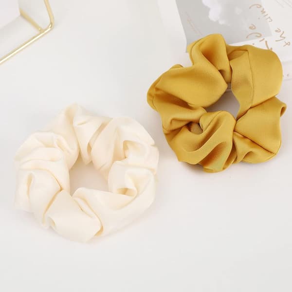 Satin Silk Hårband för Kvinnor 8 Stycken Mjuka Elastiska Hårband KLB