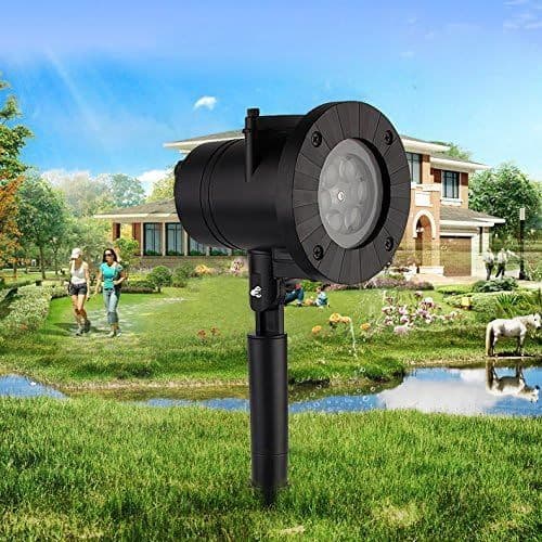 LED projektionslampe, LED projektorlampe med 12 effekter