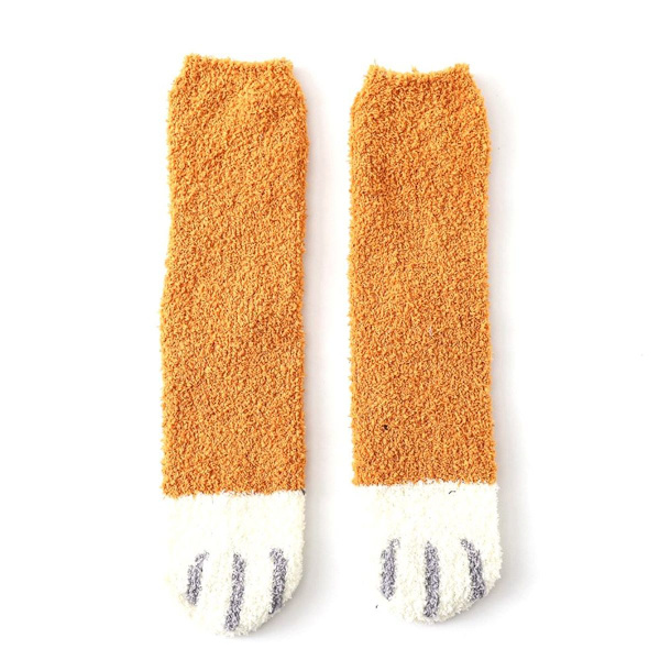 Kvinde Vinter Varme Bløde Hyggelige Fluffy Sokker Style 1 KLB