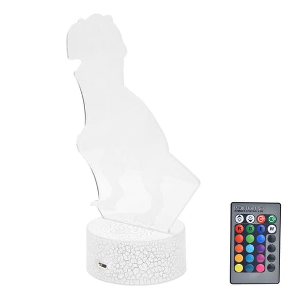 Dinosauruslamppu 16 väriä 4 tilaa RGB värikäs himmennettävä KLB