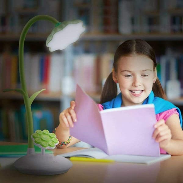 Dæmpbar LED-skrivebordslampe til børn, sengelampe med berøringssensor, Practice KLB