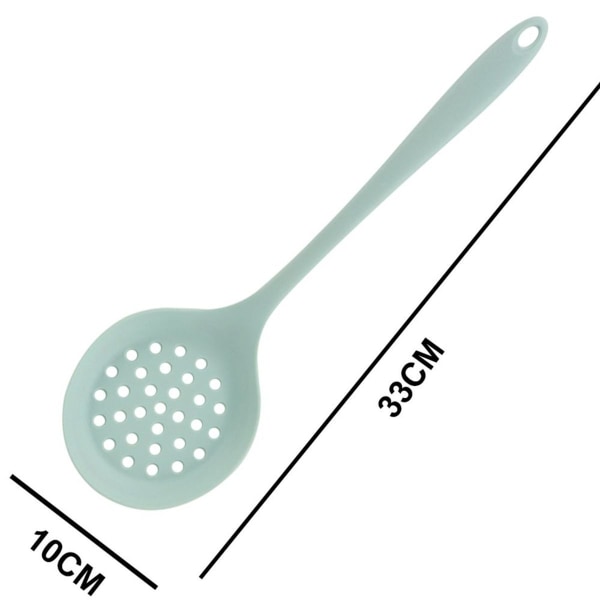 Kitchen Tools Silicone Strainer Hot Pot Strainer Soup Slag Light Green