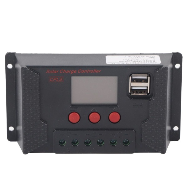 40A bärbar solpanel laddningsregulator 12V 24V PWM automatisk KLB