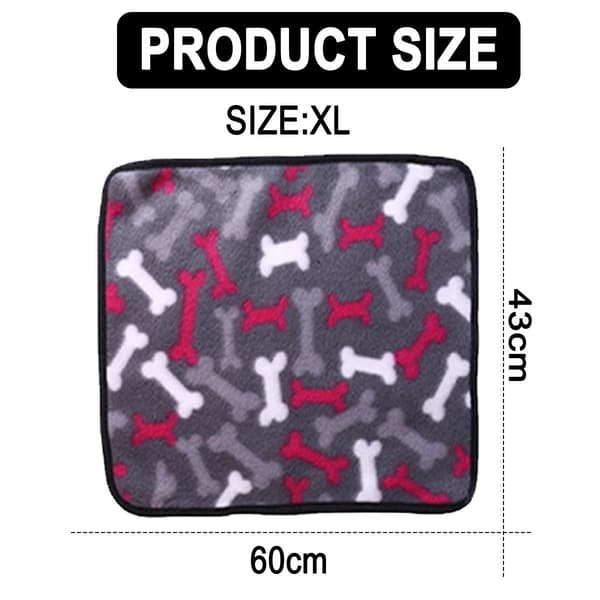 2 st Mjuka Hundfiltar Medium Mjuka Fluffy Katter XL(23.62x16.92) KLB