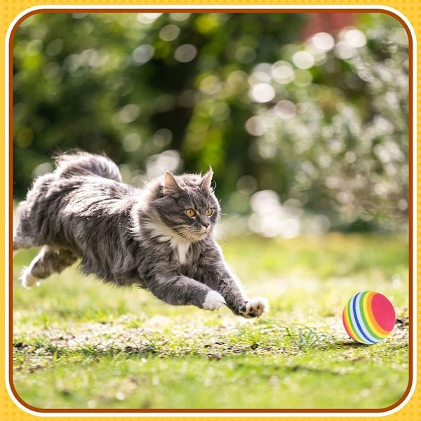 Regnbuekattlekeball - interaktiv kattungeleke