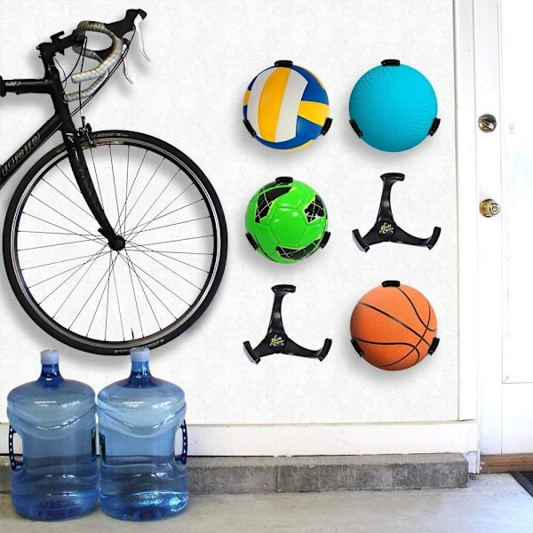 Bollklämma 3-pack Bollhållare Väggfäste för Basketboll Fotboll