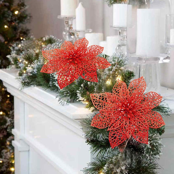 36-pack Julblommor Dekorationer Julgran KLB