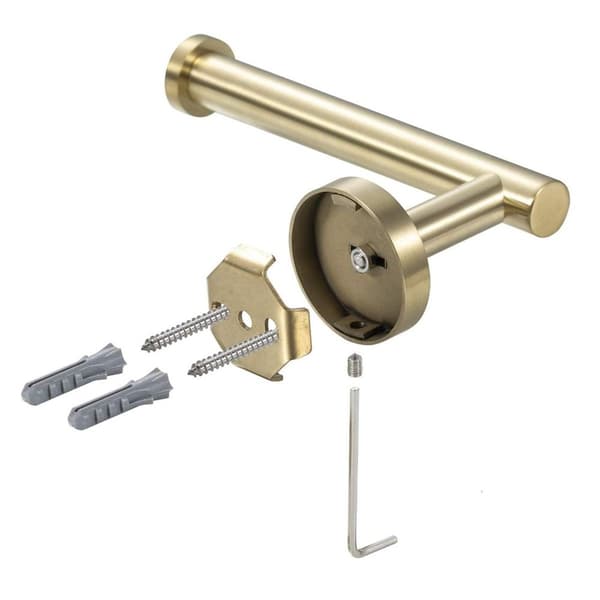 Toiletpapirholder, Toiletpapirholder til badeværelse, køkken, guld