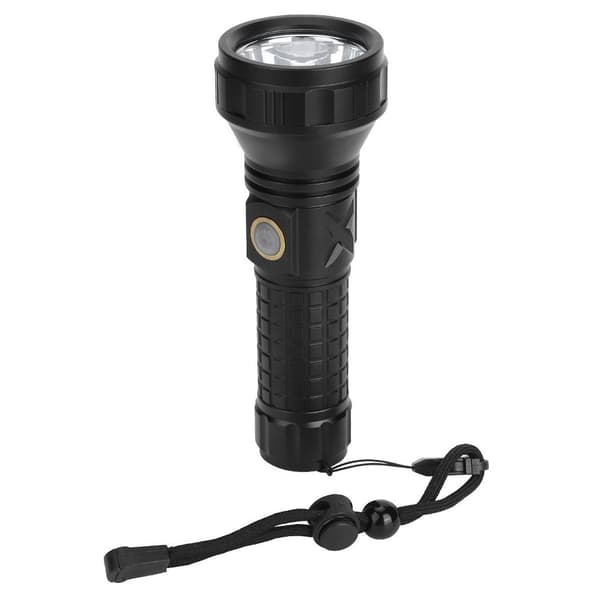 SST40 LED-taskulamppu, USB-ladattava, 7000K, 1600LM, 3 KLB