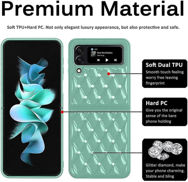 Diamantglitterfodral Kompatibelt med Samsung Galaxy Z Flip 3