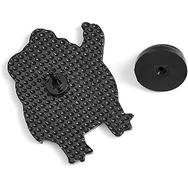 Kawaii pins tecknad söt groda brosch krage pin damkläder metall märke ryggsäck dekoration kawaii grejer