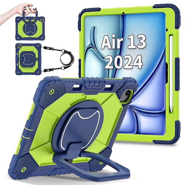 Kickstand-etui i silikone+PC til iPad Air 13 (2024)