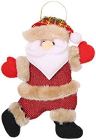 Tyg Julprydnad Hängande Hänge Dansande Tomte Snögubbe Rådjur, Äldre Older