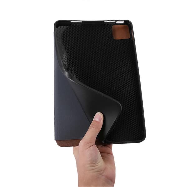 Støtsikkert PU-skinn tablettdeksel med stativ for Xiaomi Pad 7/7 Pro - Rød