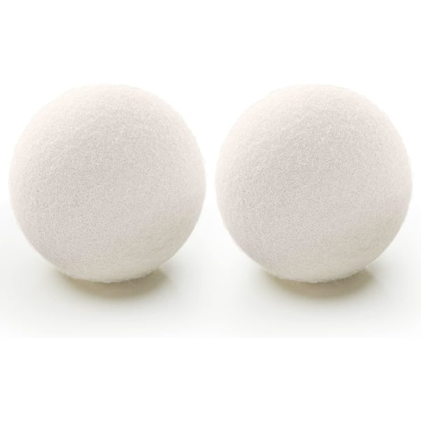 Torktumlare bollar, ullbollar tvätt, återanvändbara torkbollar 2pc-7cm