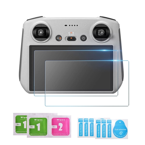 2-pack DJI Mini 3 PRO härdat glasfilm för DJI RC-fjärrkontroll skärmskyddsfilm