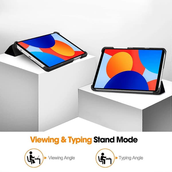 Ställfodral för Xiaomi Redmi Pad SE med mönstertryck, läder surfplatta skydd