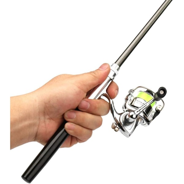 Fiske Stang Hjul Combo Mini Pen Fiske Stang Kit Teleskopisk Fiske Stang Sving Hjul Combo Kit