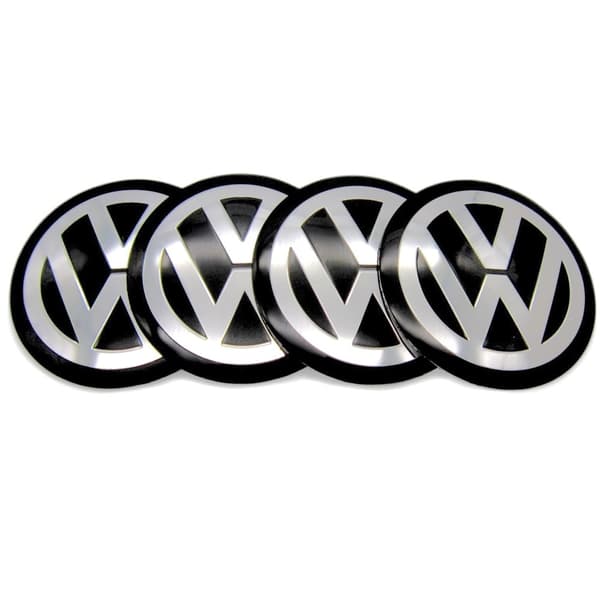 Volkswagen VW Emblemdekaler för centrumkåpor 56 mm - Self-adhesive