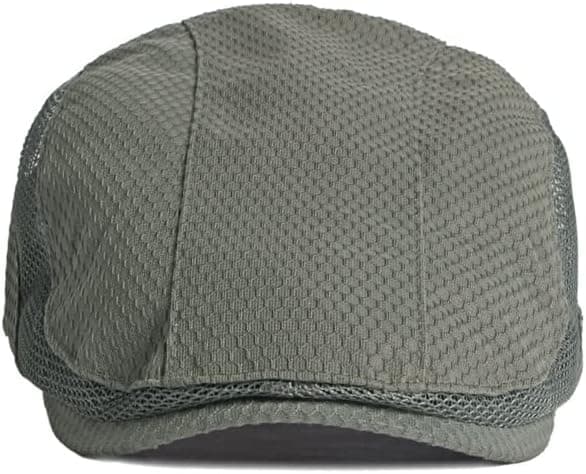 Herr Sommar Andningsbara Mesh Kepsar, Herr Sommar Baskrar, Solhatt, Lediga Sommarkepsar Gray