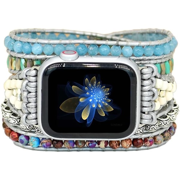 Urrem til ur, urrem til armbåndsur, flettet urrem, kompatibel med iWatch, 38-41mm
