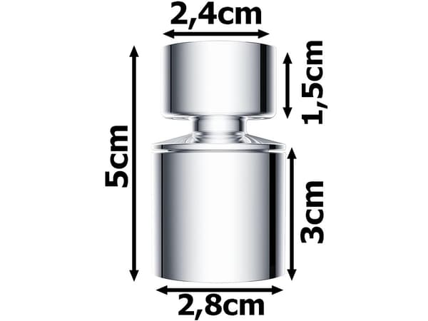 Kranmunnstykke - 360° roterende vannadapter