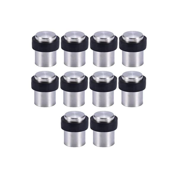 10 X 4,5 cm Gulvmontert Dørstopper i Rustfritt Stål