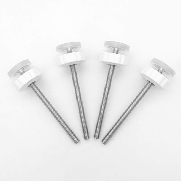 Reservedele til babygitter - Hardware Kit til kæledyr og hunde (4-pak)