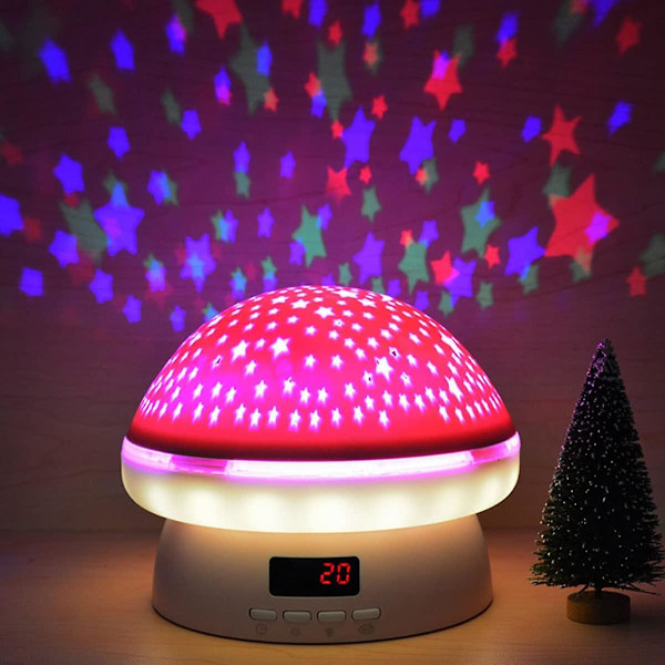 Stjerneprojektor Nattelys Med 8 Projektionstilstande Rc Stjerneprojektor Lys 360rotation Stjerneprojektor Lampe Galaxy Sky Projektor Batteri