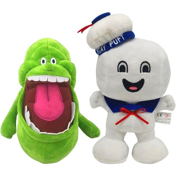 Stay Puft Marshmallow Man Plush Toys, Slimer Cute Ghost Stuffed Doll Toys for Kids