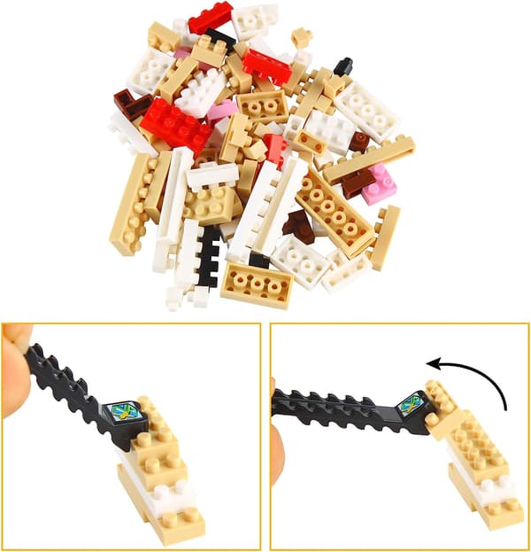 Mini Dog Blocks Pet Mini Construction Toy Blocks, (Welsh Corgi)