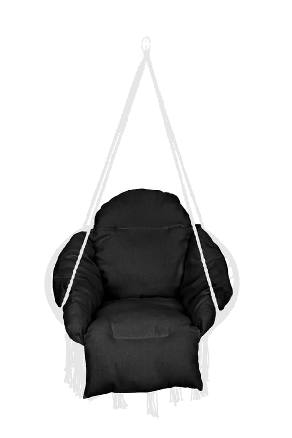 Setepute / Pute til Hengesofa - XXL black