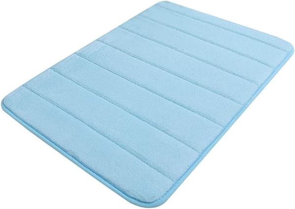 Badmatte Memory Foam Badmatte, Sklisikker Absorberende Supermyk Mikrofiber Badmatte Sett
