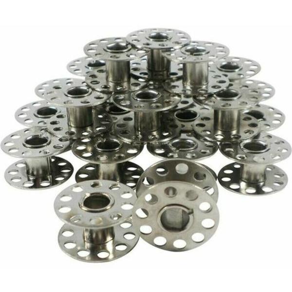 Metal spolekasse med 25 symaskinespoler
